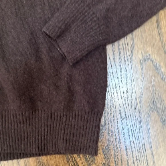 Ralph Lauren Dark Brown V-Neck Sweater - Picture 4 of 7